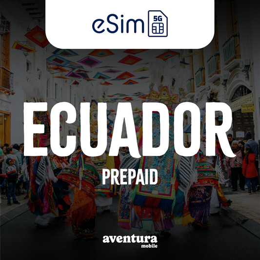 Ecuador eSIM Prepaid Data Plan