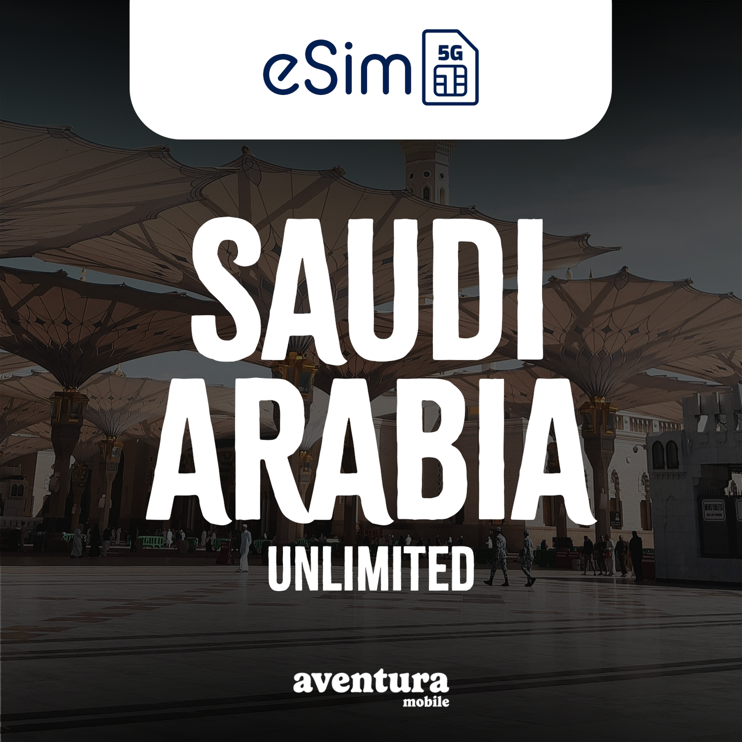 Saudi Arabia eSIM Unlimited Data Plan